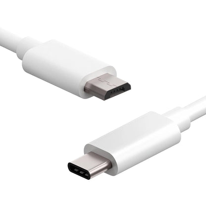 USB-C to microUSB Cable, White