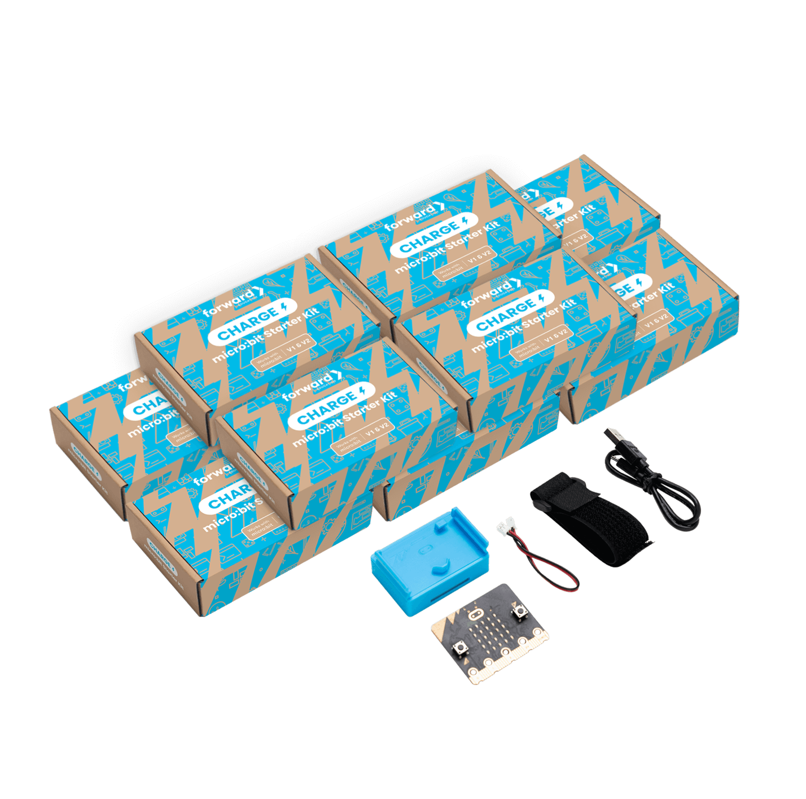 10-Pack CHARGE micro:bit Starter Kit