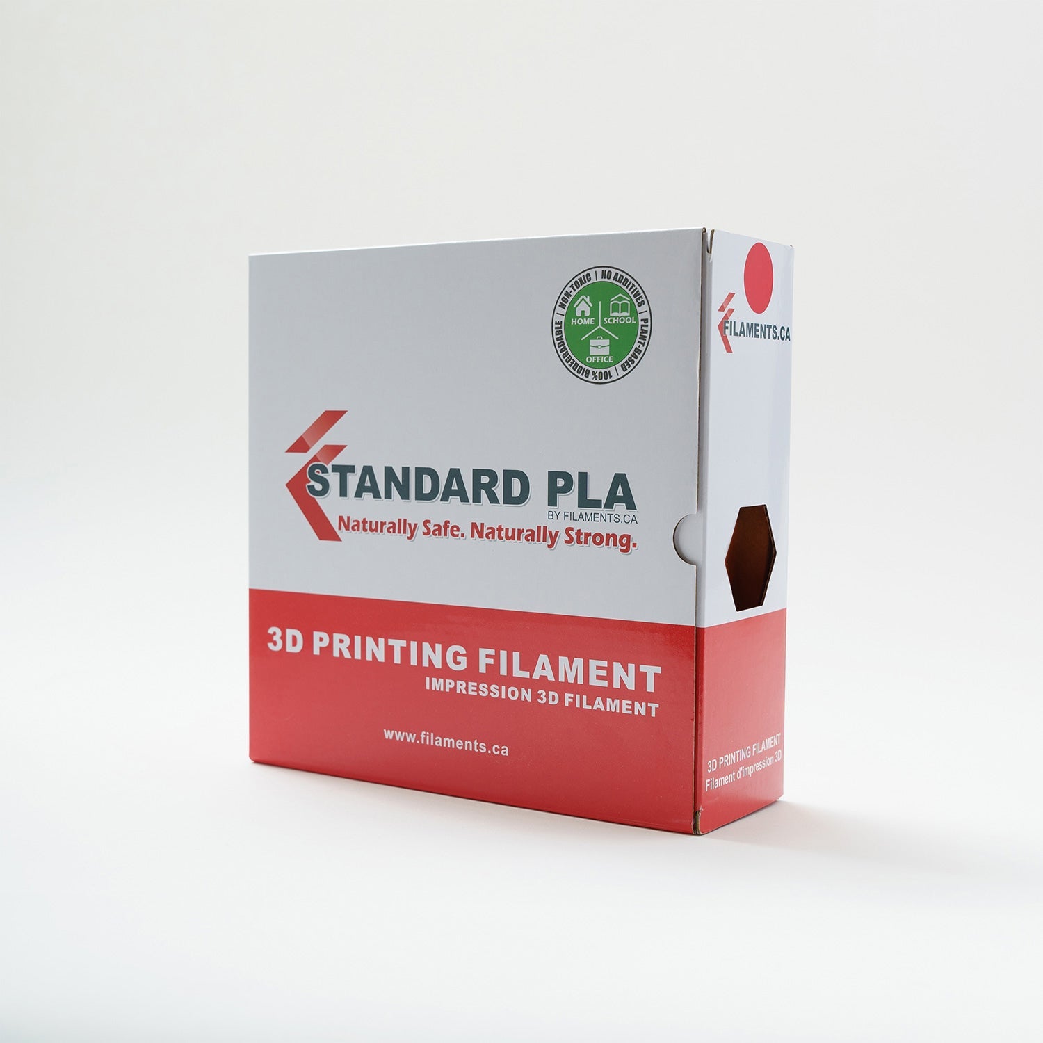 EconoFil™ Standard PLA Filament - Transparent Red - 1.75mm - 1 KG