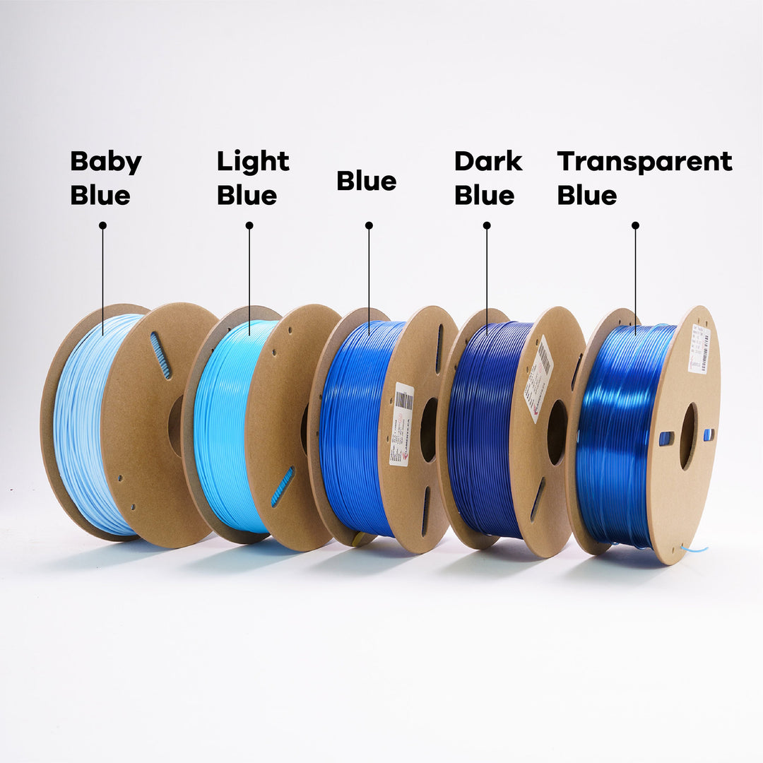 EconoFil™ Standard PLA Filament - Transparent Blue - 1.75mm - 1 KG