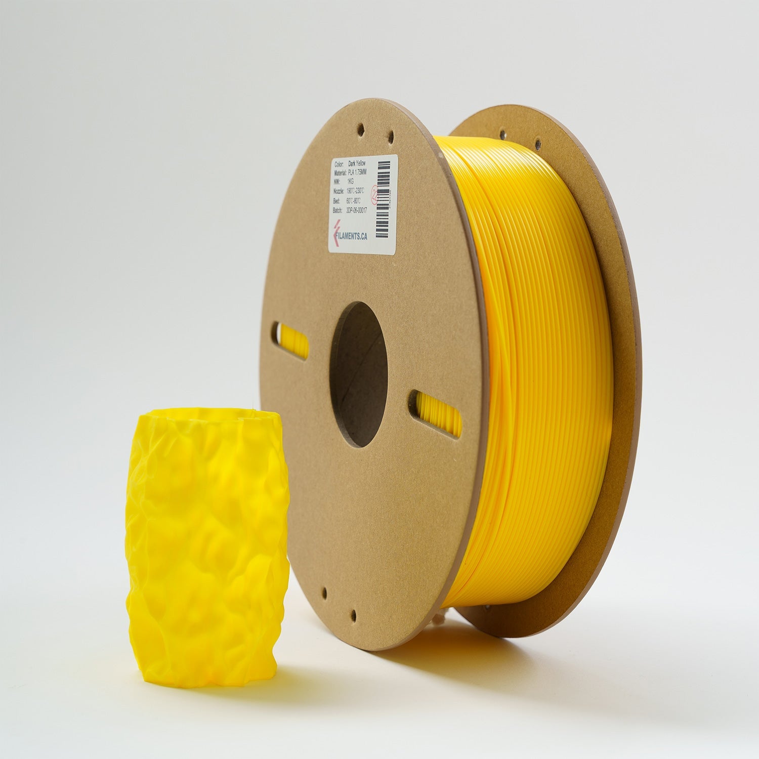 EconoFil™ Standard PLA Dark Yellow - 1.75mm - 1 KG