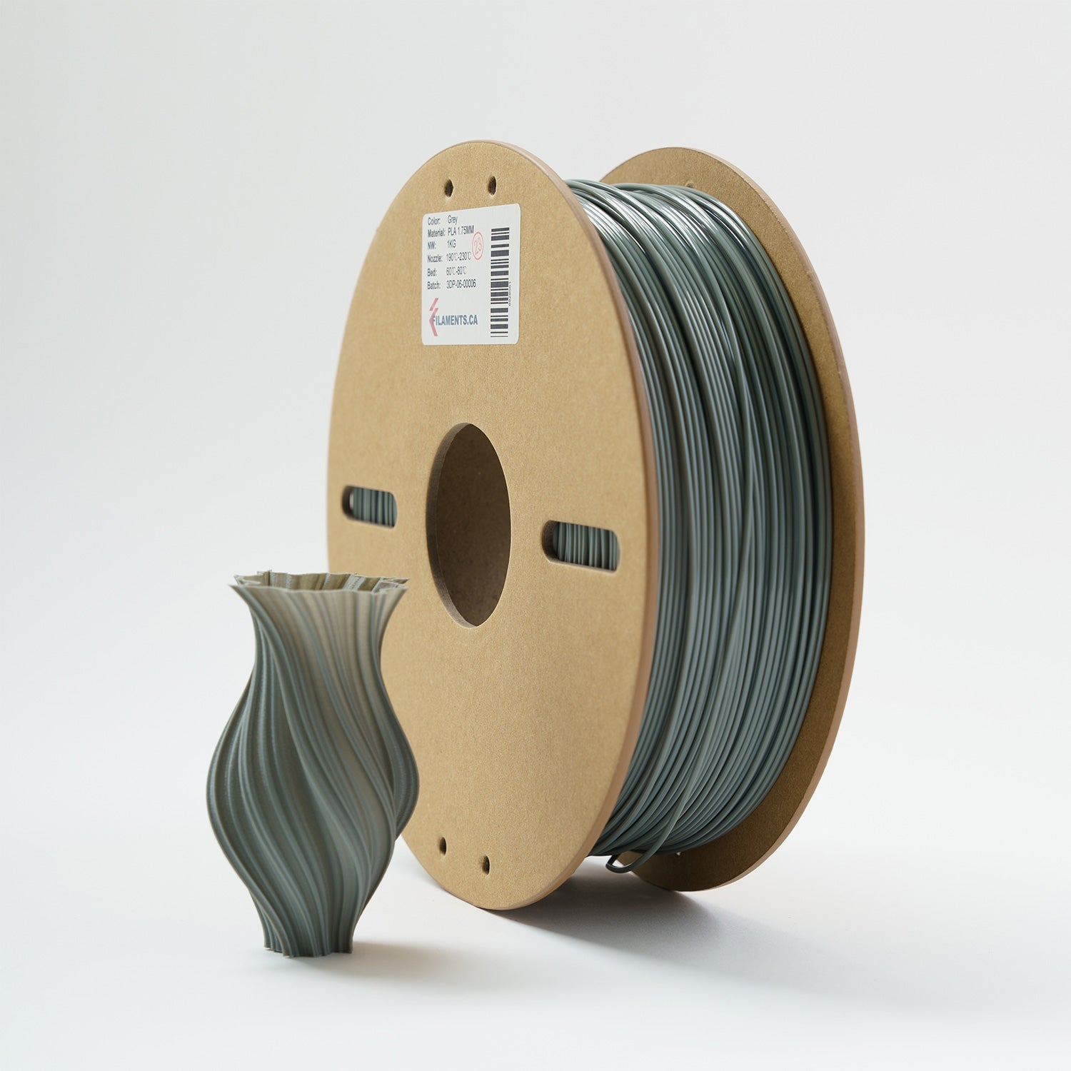 EconoFil™ Standard PLA Filament - Grey - 1.75mm - 1 KG