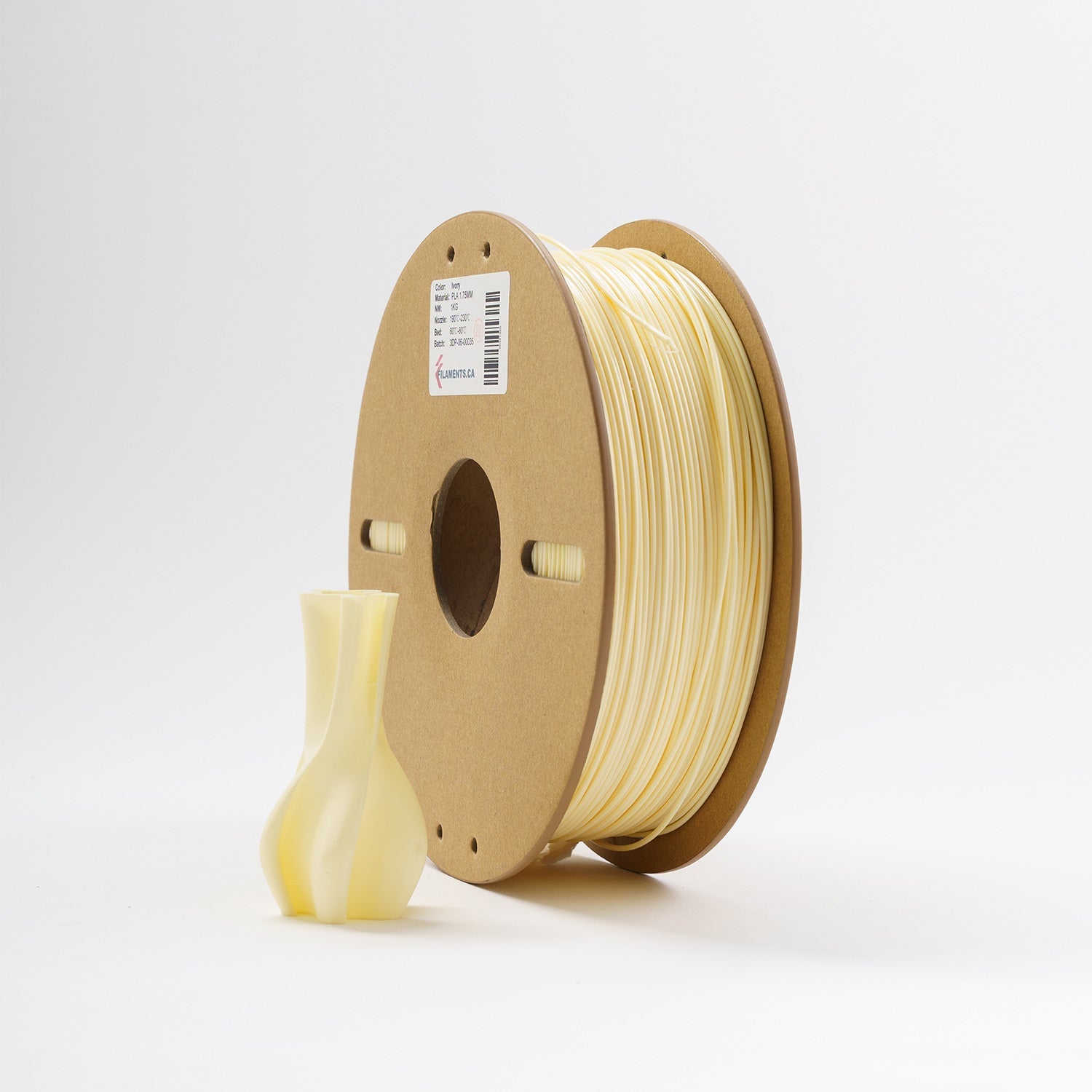 EconoFil™ Standard PLA Filament - Ivory - 1.75mm - 1 KG