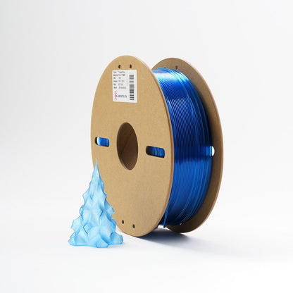 Transparent Blue Econofil PLA 3D Printing Filament