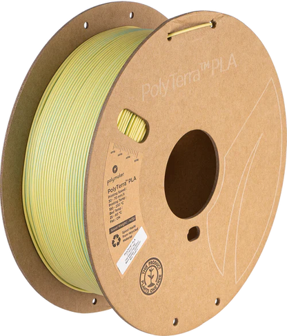 PolyTerra™ PLA Filament (1.75 mm, 1 kg)(Chameleon (Teal-Yellow))