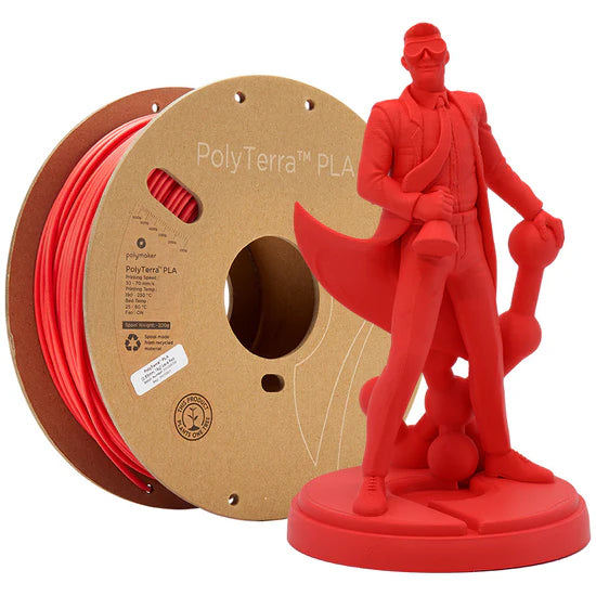 PolyTerra™ PLA (1.75 mm, 1 kg)(Lava Red)