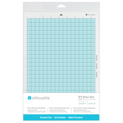 Silhouette 8.5 in. Portrait Cutting Mat - Standard Tack